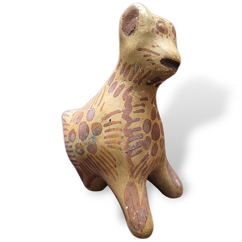 Handpainted Terracotta Clay Pottery Monkey Figurine